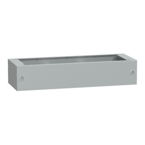 Pedestal de poliéster com vidro reforçadodo inv. PLAT104 abertura frontal IP44-IK10 RAL7035