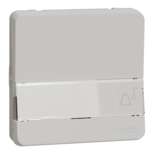 Mureva Styl - Botão de pressão com etiqueta - encastrarsaliente - IP55 - 16A -Branco