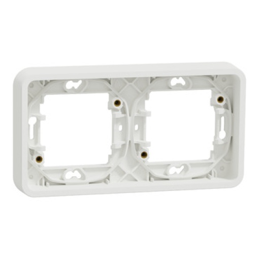 Quadro horizontal 2 elementos, Mureva Styl, IP55, Branco
