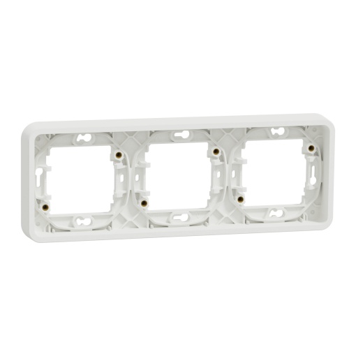 Quadro horizontal 3 elementos, Mureva Styl, IP55, Branco