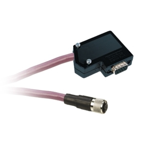CANOPEN CORDSET 3M, M12 FEMALE - SUB-D9 FEMALE