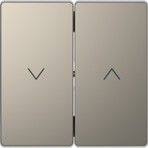 D-Life - Tecla para comandos de estores - Metal níquel