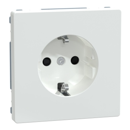 D-Life - Tomada 2PT com obturadores lig.rápida - 16A - Branco