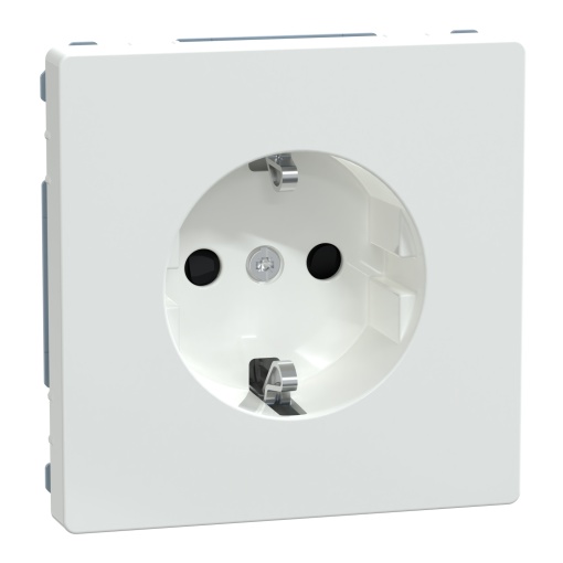D-Life - Tomada 2PT com obturadores lig.rápida - 16A - Branco