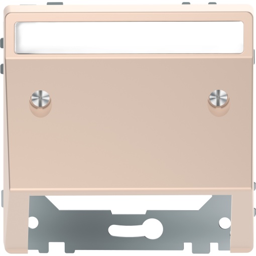 D-Life - Sáida de cabos com porta-etiqueta - Metal champanhe