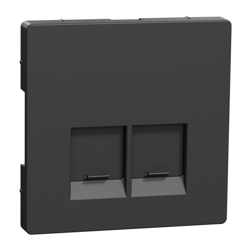 D-Life - Centro de tomada RJ45 dupla - Antracite