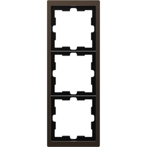 D-Life - Quadro vert.horiz. 3 elementos - Metal mocca