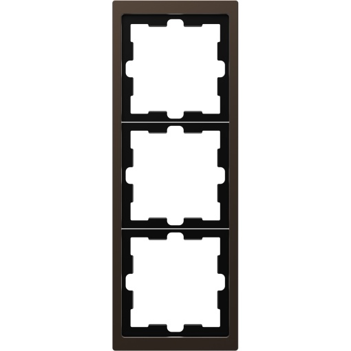 D-Life - Quadro vert.horiz. 3 elementos - Metal mocca