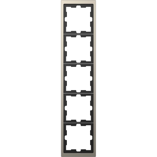 D-Life - Quadro vert.horiz. 5 elementos - Metal níquel