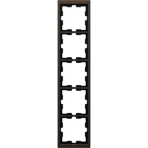 D-Life - Quadro vert.horiz. 5 elementos - Metal mocca