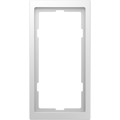 D-Life - Quadro vert.horiz. 2 elementos para tomada de máquina de barbear - Branco