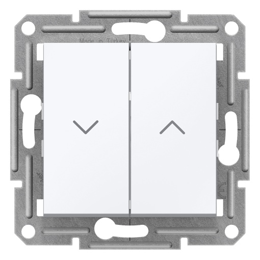 Asfora - Interruptor de estores - Ligadores automáticos de 10A, branco
