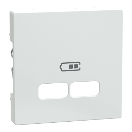M-Elegance - Centro de tomada carregador USB - Branco ativo