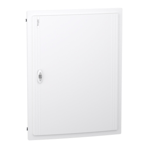 PrismaSet XS, Quadro 4 filas 24 módulos, porta branca, encastrar