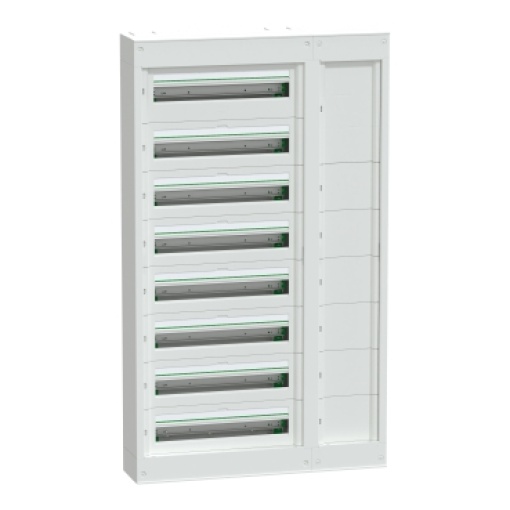Quadro PrismaSeT S com extensão lateral, 24 módulos 8 Filas, saliente