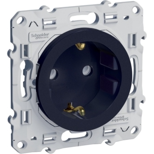Odace - Tomada 2PT - Antracite