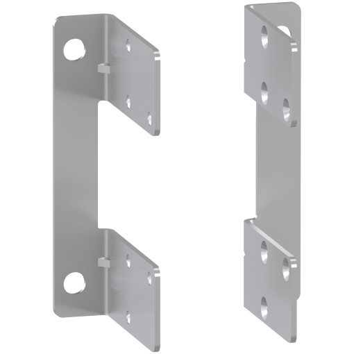 2 Brackets for mounting on a back plate - for MTZ2MTZ3NW fixed - spare part