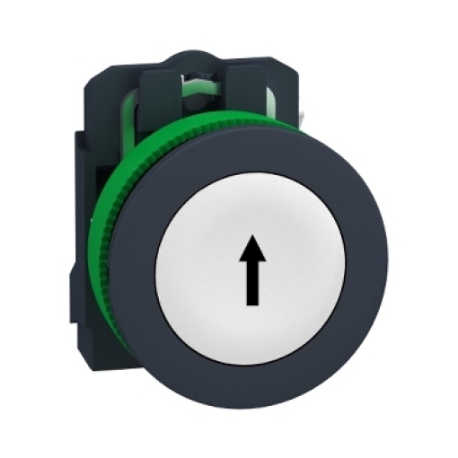 botão flush  1nc com vermelho marcação "parar