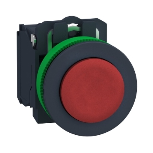 Botão flush vermelho personalizado 1nc