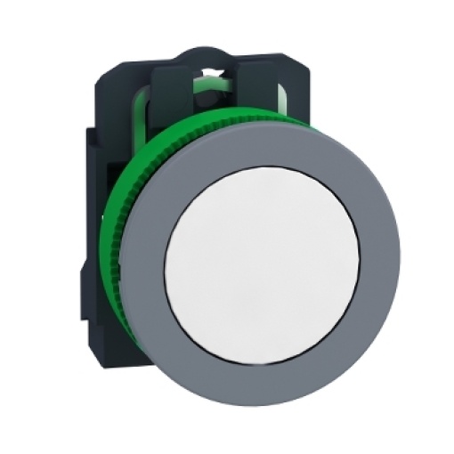 Flush pb branco   1no spring return