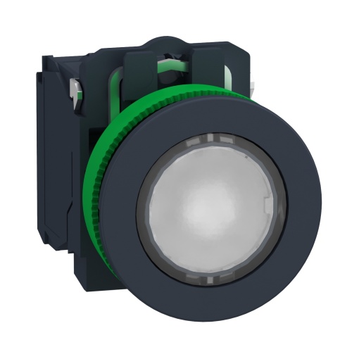 Flush branco   cap ipb led 230 1no 1nc scr