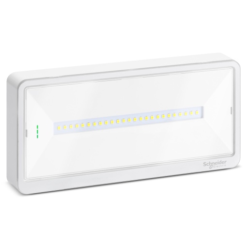 Luminária de Emergência, Exiway Light, duração selecionável, até  500 lm, IP42, LED
