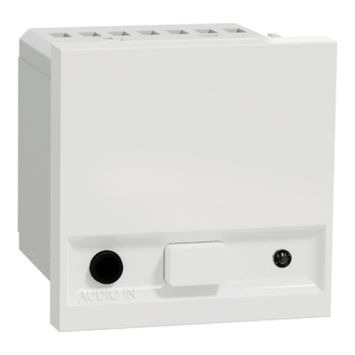 Receptor de áudio Bluetouh, Nova Unica, mecanismo, 1516V DC, 265V AC, branco