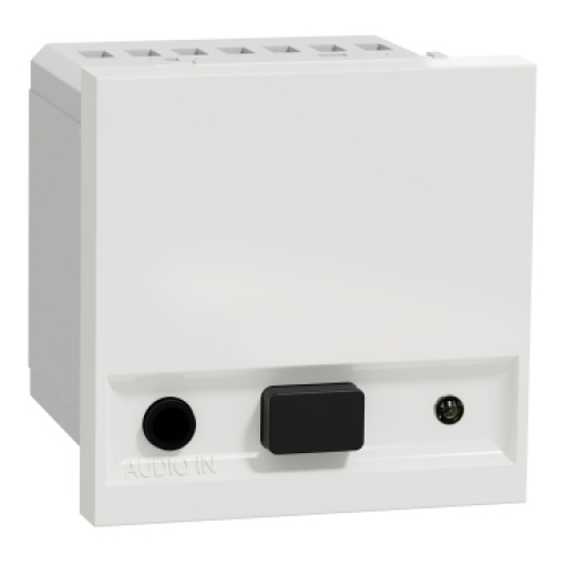 Receptor de áudio Bluetouh, Nova Unica, mecanismo, 1516V DC, 265V AC, alumínio