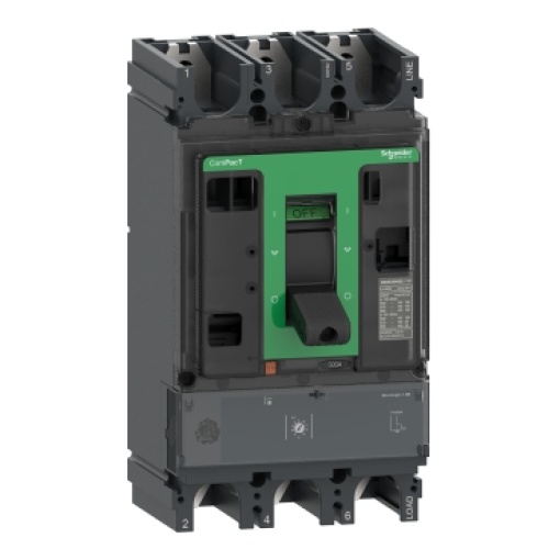 ComPacT DISJUNTOR NSX630HB2 100kA CA 3P 500A 1.3M