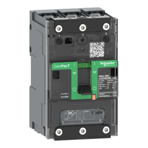 ComPacT DISJUNTOR NSXm100N 50kA CA 3P 16A TMD PARAFUSO