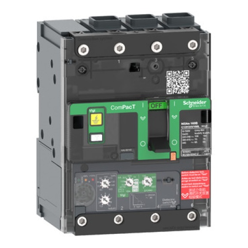 ComPacT DISJUNTOR NSXm100F 36kA CA 3P 100A 4,1 ELINK