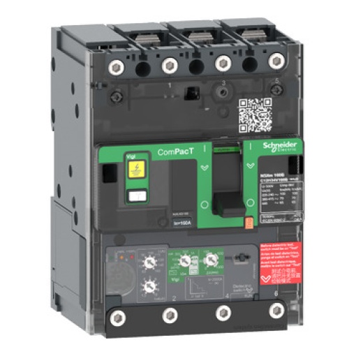 ComPacT DISJUNTOR NSXm160F 36kA CA 3P 160A 4,1 PARAFUSO