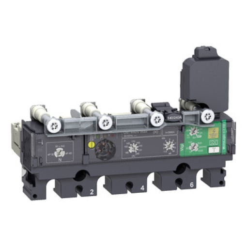 Trip unit MicroLogic 4.2 AB for ComPacT NSX 160250 circuit breakers, electronic, rating 160A, 4 poles 4d
