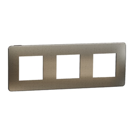 Nova Unica - Quadro 3 elementos - Studio Bronze MetalPreto