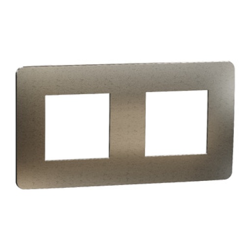 Nova Unica - Quadro 2 elementos - Studio Bronze MetalBranco