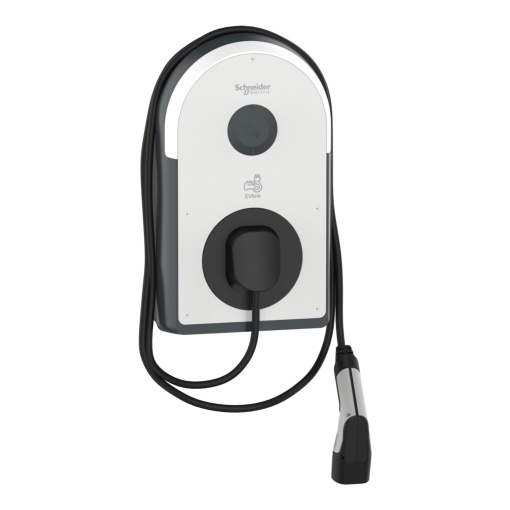 Carregador, EVlink Pro ACAC Metal, 22kW, 32A, 3PN, T2 cabo incluido, RDC-DD 6mA, RCD Asi 30mA, MNx aux.