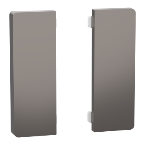 Botão de pressão, KNX, D-Life, 2 elementos, metal de níquel