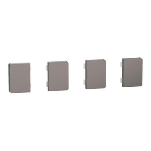 Botão de pressão, KNX, D-Life, 4 elementos,  metal de níquel