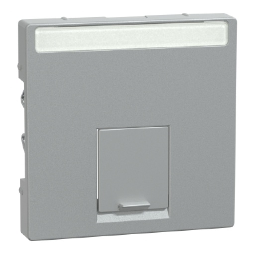 M-Elegance - Centro de tomada RJ45 simples - Alumínio