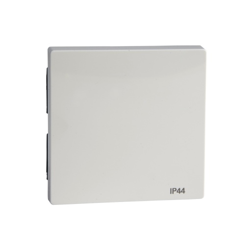 M-Elegance - Tecla simples - IP44 - Branco brilhante
