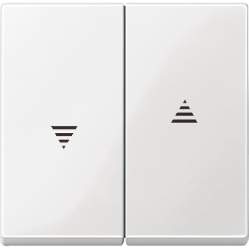 M-Elegance - Tecla para comando de estores - Branco brilhante