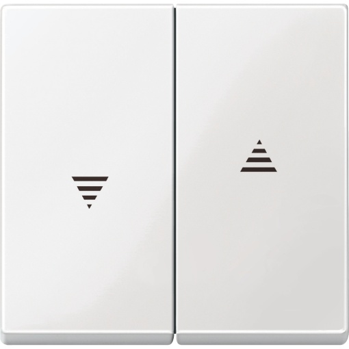 M-Elegance - Tecla para comando de estores - Branco brilhante