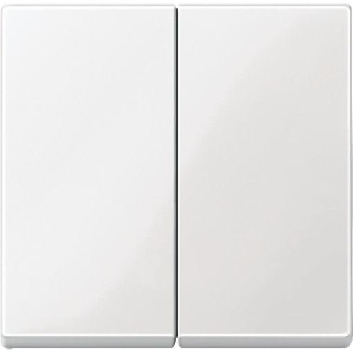 M-Elegance - Tecla dupla - Branco brilhante