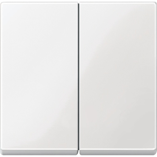 M-Elegance - Tecla dupla - Branco brilhante