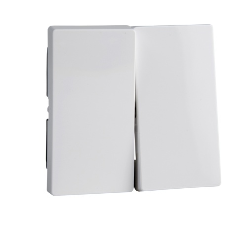 M-Elegance - Tecla dupla - Branco ativo