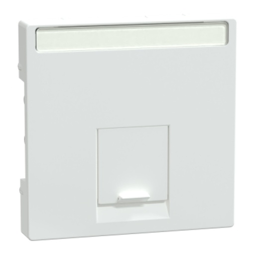 M-Elegance - Centro de tomada RJ45 simples - Branco ativo