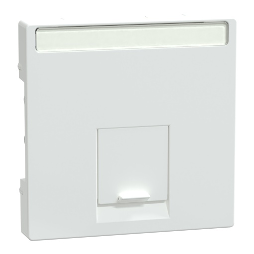 M-Elegance - Centro de tomada RJ45 simples - Branco ativo