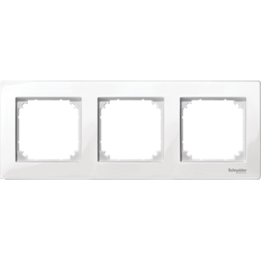 M-Plan - Quadro 3 elementos  - Branco Brilhante