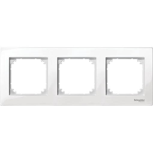 M-Plan - Quadro 3 elementos  - Branco Brilhante
