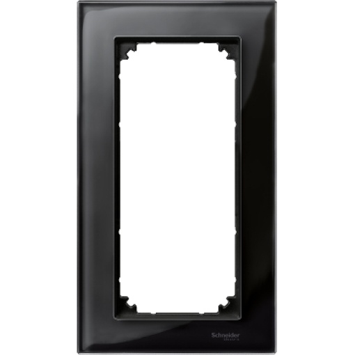M-Elegance - Quadro 2 elementos sem ponte central - Vidro negro